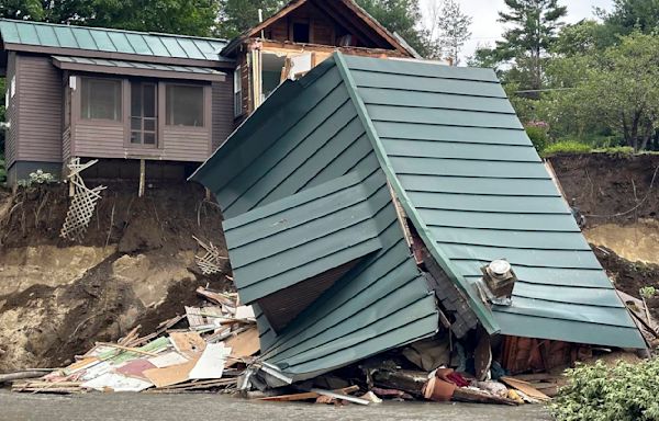 More flooding hits Vermont with washed-out roads, smashed vehicles and destroyed homes