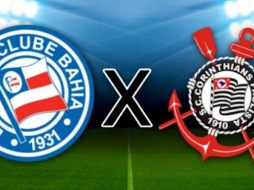 Bahia x Corinthians no Brasileirão: onde assistir ao vivo, horário e escalação