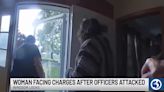 Woman arrested for assaulting officers during welfare check