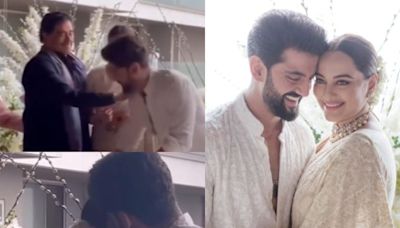 Zaheer Iqbal Touches Shatrughan Sinha's Feet, Kisses Sonakshi Sinha In UNSEEN Video From Wedding | Watch - News18