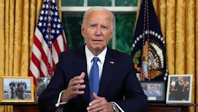 Biden Says Democracy ‘More Important Than Any Title’ in First Speech Since Exiting Race