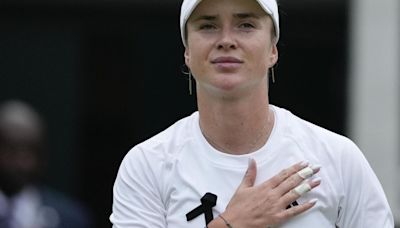 El drama ucraniano, en Wimbldon: Lágrimas y crespón negro de Svitolina