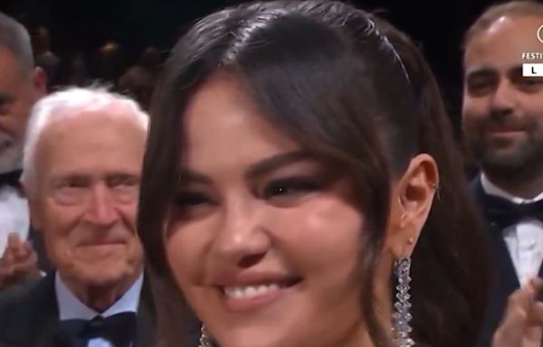 Selena Gomez Gets Emotional During Cannes Standing Ovation