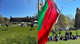 Estudiantes de Northwestern protestan contra la guerra de Israel y Hamás