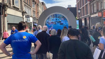 The livestream portal connecting Dublin and New York
