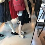 雅格時尚精品代購agnes.b  簡約時尚 新款品牌logo (紅)後背包日本代購 Outlet代購