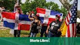 Dominicanos apoyan a Donald Trump en su mitin de El Bronx