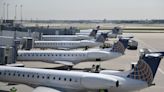 Shocking moment plane engine catches fire before takeoff at Chicago airport