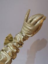 Gold evening gloves long gold gloves gold lame gloves. | Etsy