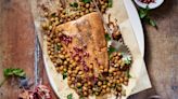 Hot Honey And Pomegranate-Glazed Salmon Recipe