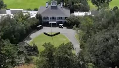 Remarkable new drone footage shows the damage to Augusta National GC