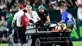 Eagles' Tyrie Cleveland, Moro Ojomo carted off field after suffering neck injuries