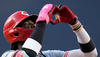 De La Cruz homers and Lodolo strikes out 11 in a combined 4-hitter as the Reds beat Padres 5-2