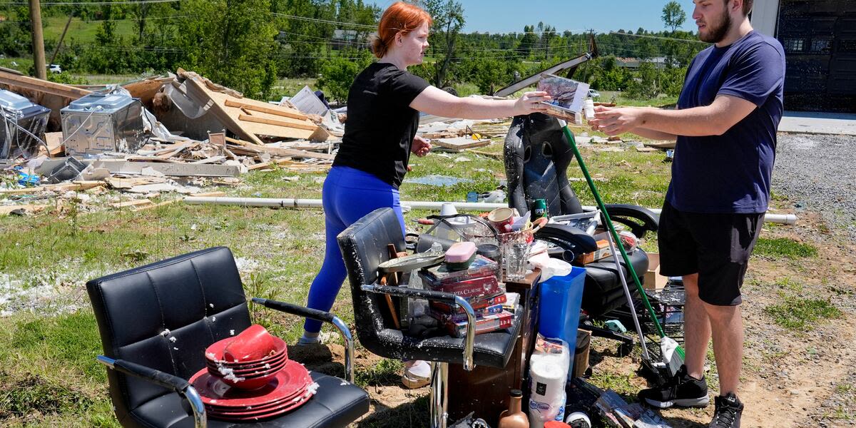 Kentucky families struggling after being hit for a second time by a tornado in the same locations