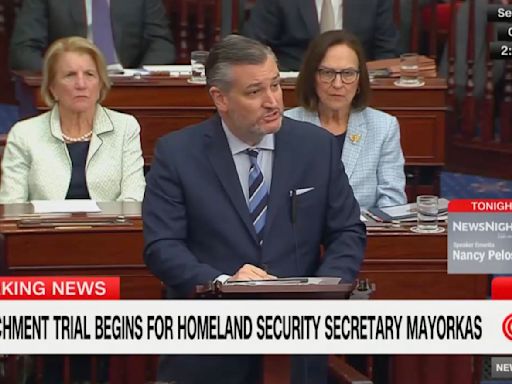 Ted Cruz Is Immediately Shut Down When He Tries to Move to Debate Mayorkas Impeachment: ‘We Are Moving Forward’