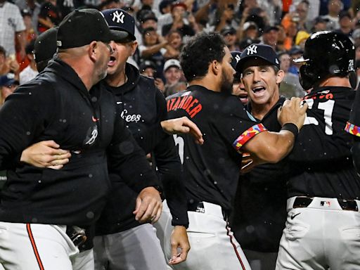 Benches clear as tensions in reawakened Yankees-Orioles rivalry boil over