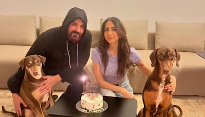 This is how John Abraham and wife Priya celebrated first birthday of their pet dog, Sia