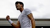 Carlos Alcaraz launches Wimbledon title defence by beating Mark Lajal