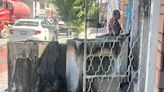 Incendio consume taller de aparatos de aire en Ciudad Frontera
