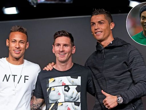 El imperdible ping pong que puso en apuros a Neymar: Messi o Cristiano Ronaldo y el “dolor” por Ronaldinho