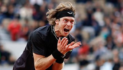 Watch: Andrey Rublev boils over after shock French Open defeat by continuously smashing racket