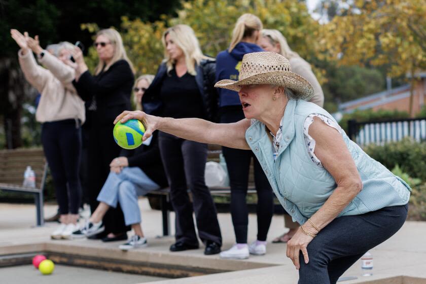 Move over, pickleball: In this wealthy L.A. neighborhood, another game reigns supreme