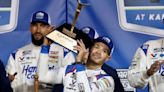 AUTO RACING: Kyle Larson leads NASCAR Cup standings as series heads to Darlington