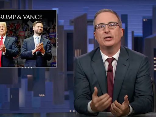 John Oliver responds to Trump saying JD Vance isn't 'weird', brings multiple receipts