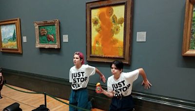 Climate protesters who threw soup at Van Gogh's 'Sunflowers' found guilty of criminal damage