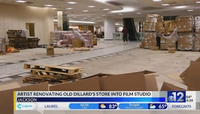 Artist turning old Dillard’s into film studio