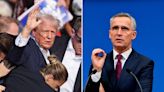 ... Chief Jens Stoltenberg While Condemning Attack On Former US President Donald Trump At Pennsylvania Rally