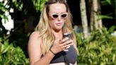 Charlotte Crosby soaks up the sun in after revealing she 'wants to be pregnant'