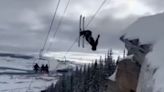 Skier Throws Huge Backflip On Nightmare At Jackson Hole