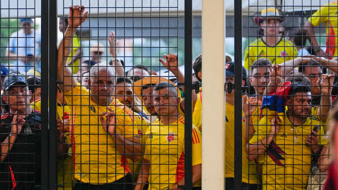 Colombia's soccer federation president and son among 27 arrested in chaos at Copa America final