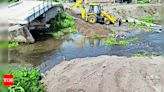 Bridge construction starts a year after flood damage | Ludhiana News - Times of India