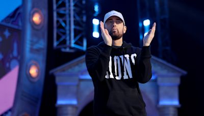 Eminem Takes Stage On First Night of 2024 NFL Draft in Detroit to Hype Hometown Lions: ‘Make Some Noise!’