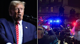 Trump condemns 'brainwashed' anti-Israel mob as NYPD moves in, dings Dems: 'Where is Schumer?'