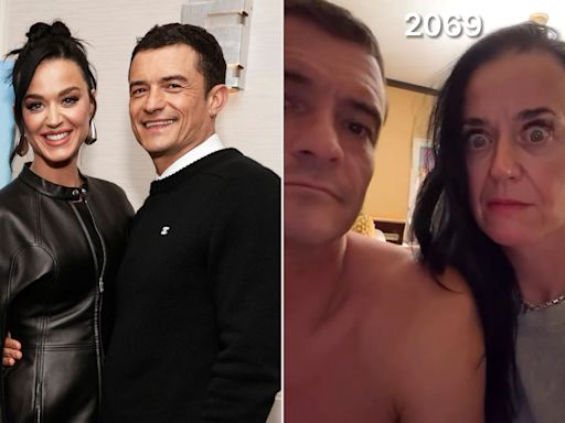 Katy Perry Jokes Aging Filter 'Doesn't Work on Elves or Pirates' as She Tries Out Effect with Orlando Bloom