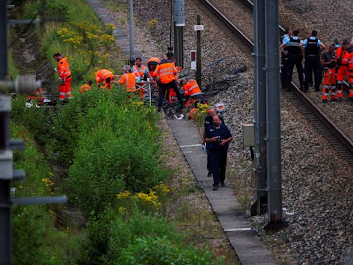 Saboteurs attack French railways, causing chaos hours before Olympic ceremony