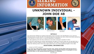 FBI seeking man in connection to child sexual exploitation investigation