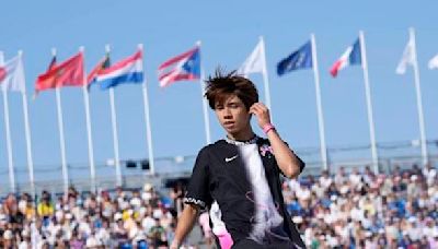 Japan's Yuto Horigome wins second Olympic gold medal in men's street skateboarding