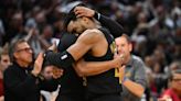 Donovan Mitchell rallies Cavs to Game 7 win; Kyle Larson sets NASCAR record with photo finish at Kansas