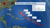 Tropical Storm Cindy develops in the Atlantic