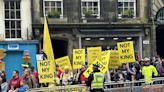 Anti-monarchy campaigners protest 'lavish' ceremony in Edinburgh
