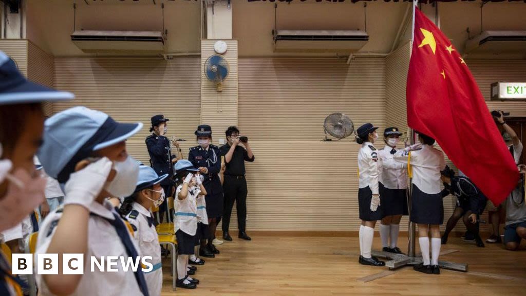 Hong Kong says school children sang anthem too softly