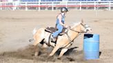 King posts fastest times at barrel races