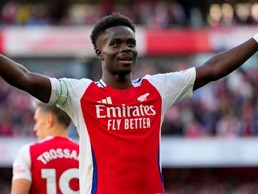 Bukayo Saka: Arsenal's Mikel Arteta hails 'unbelievable' player for taking 'another step up' as Arsenal beat Southampton