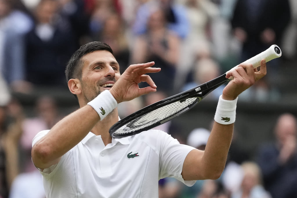 Novak Djokovic is 37 and had knee surgery last month before facing Carlos Alcaraz in Sunday’s Wimbledon final
