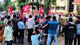 CPI(M) workers protest against MCC Commissioner, urge Karnataka government to relieve him from duty
