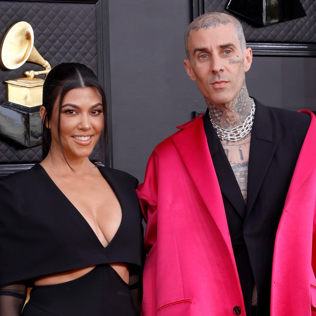 Travis Barker Shares Never-Before-Seen Photos of Kourtney Kardashian and Baby Rocky for Mother's Day - E! Online